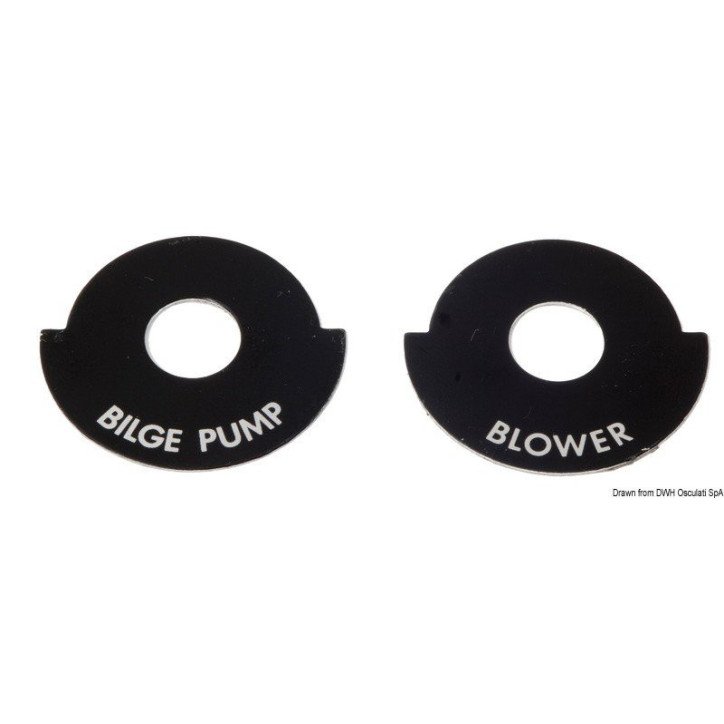 Etiquette en aluminium Anchor light