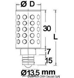 Ampoule LED 12/24 V E14 3,2 W 260 lm