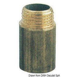 Rallonge laiton mâle/femelle 1" x 20 mm Osculati - Rallonge mâle/fe...