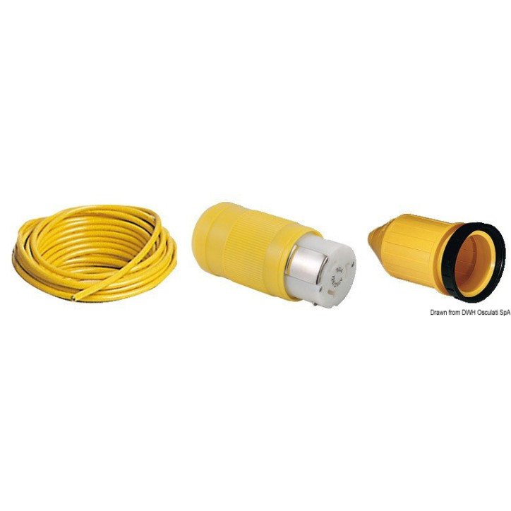 Câble + prise Marinco 32 A 15 m