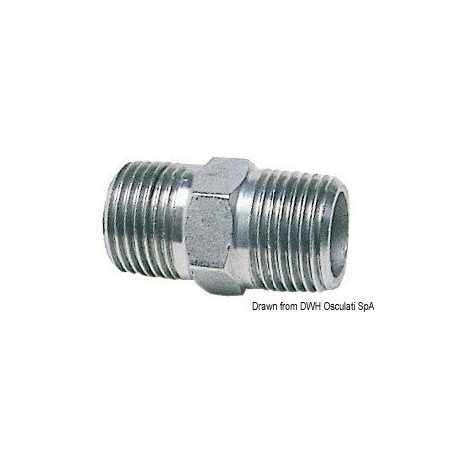 Niple double inox 2" Osculati - Niples doubles - discount-nautic.com