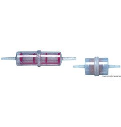 Filtre plastique transparent essence/diesel 8-10mm Osculati - Filtr...