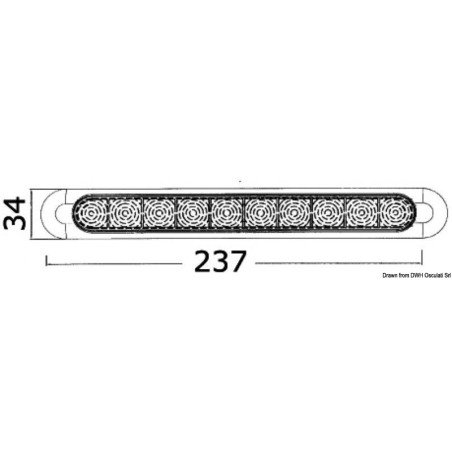 Plafonnier à LED à poser AISI 316