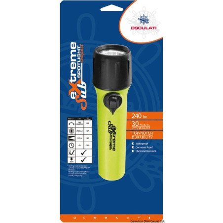 Lampe-torche à LED sous-marine Sub-Extrême Compact