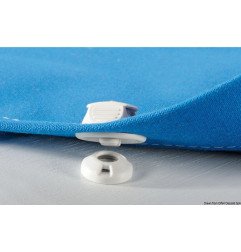 Bouton pression Perfix bleu