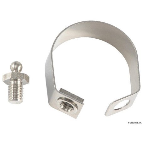 Collier de serrage inox pour boutons Tena pour 25 mm