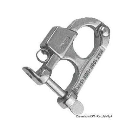 Mousqueton pour ski nautique 59,5 mm OSCULATI