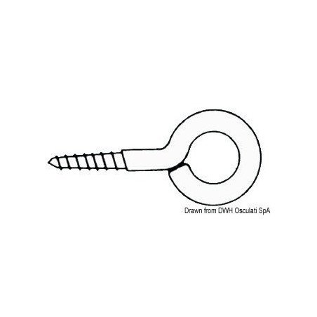 _x008c_illets inox à vis 38 pour 4 mm Blister 5 pièces