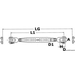 Ridoir AISI 316 12 mm