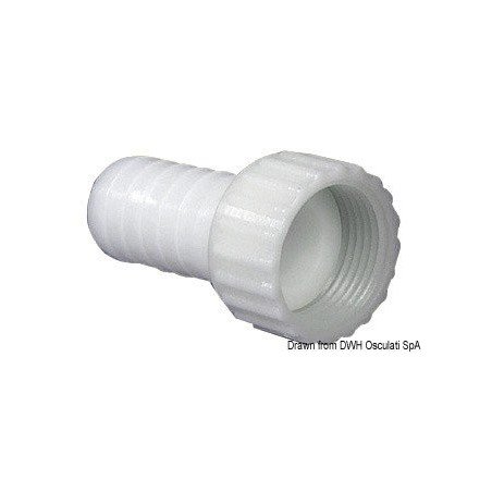 Embout droit femelle 1"1/4 x 32 mm Osculati - Embout polypropylène,...