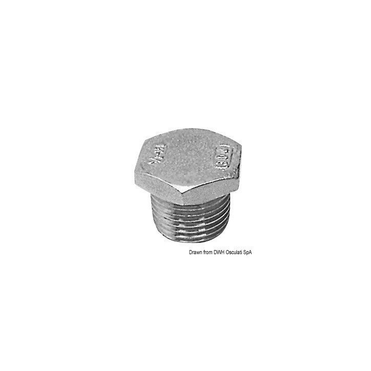 Bouchon mâle inox 2"
