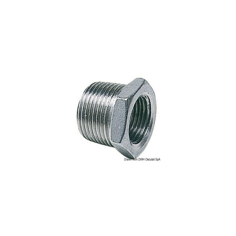 Réducteur mâle/femelle 2"1/2 x 2" INOX Osculati - Réducteur mâle fe...