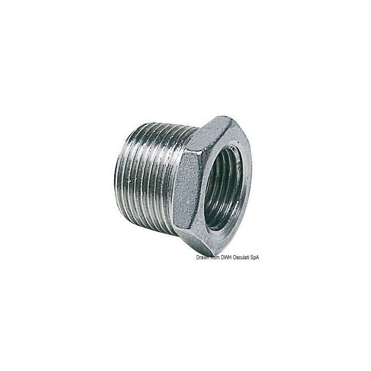 Réducteur mâle/femelle 2"1/2 pour 2"inox