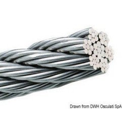 Câble inox AISI 316 49 fils 8 mm