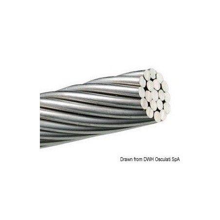 Câble inox AISI 316 19 fils 8 mm