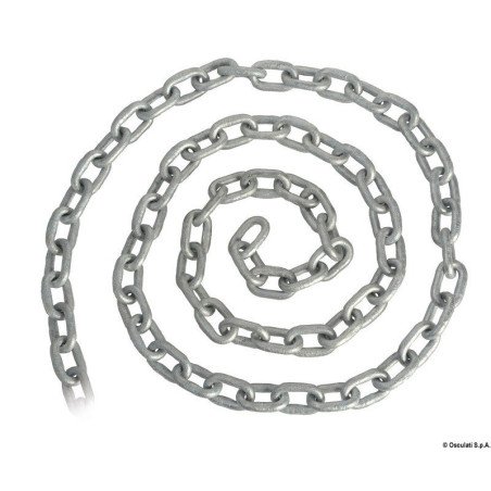 Chaîne galvanisée à maille liège 8 mm x 100 m