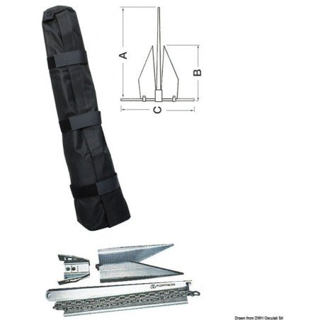 Ancre FORTRESS démontable 21,2 kg