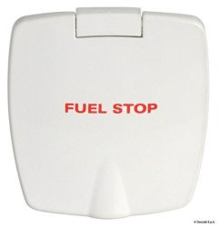 Bloc ABS New Edge avec mention FUEL STOP Osculati - Bloc en ABS bla...