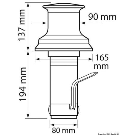 Cabestan Lewmar Capstan C3 - 12 V