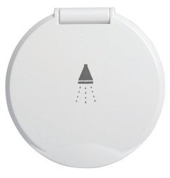 Boîtier Coffret douchette de pont Classic Evo blanc avec Coffret douchette inox Tiger tuyau nylon blanc 4m