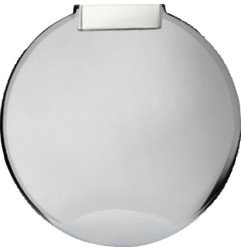 Boîtier Coffret douche chromé Classic Evo tuyau PVC 4 mm Montage à plat