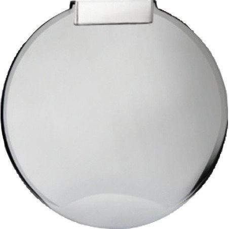 Boîtier Coffret douche chromé Classic Evo tuyau PVC 4 mm Montage à plat
