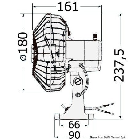 Ventilateur orientable TMC 12 V