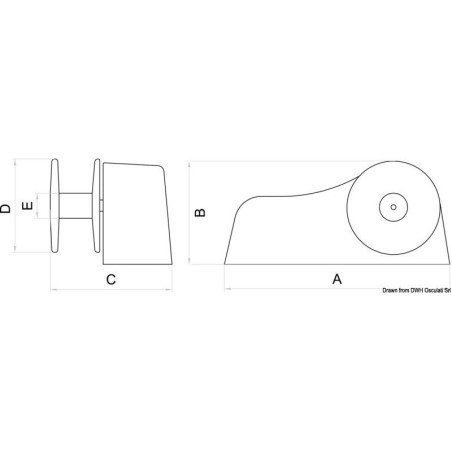 Treuil pour Annexe Achill 500 W - 12 V