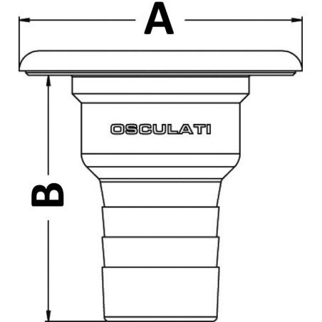 Bouchon de nable Clever moulée 38mm FUEL