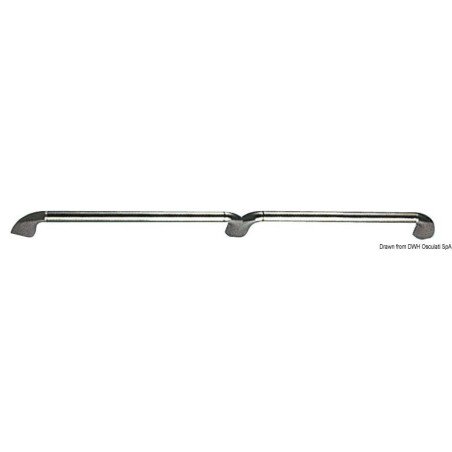Barrière en laiton chromé x tube 10x500 mm