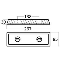 Barre en aluminium A