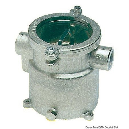 Filtre spécial eau laiton nickelé RINA 4" Osculati - Filtres spécia...