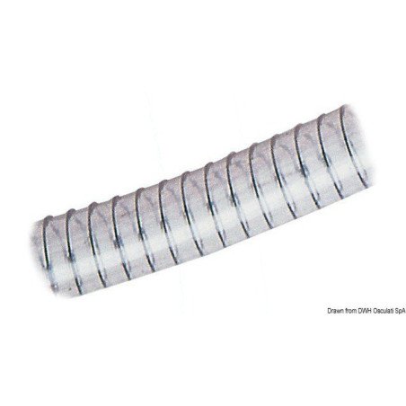 Tuyau avec spirale 35 x 46 mm Osculati - Tuyau spirale classique po...
