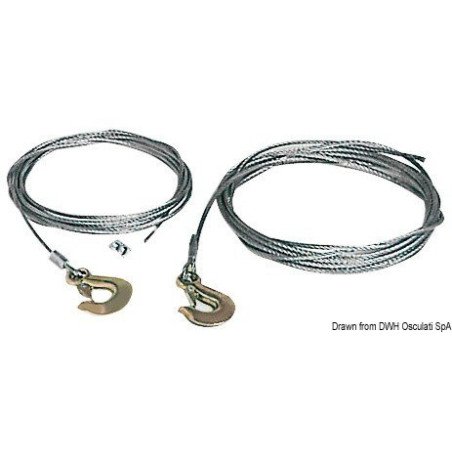 Câble pour treuil 5 mm x 6 m OSCULATI Osculati - Câbles pour treuil...