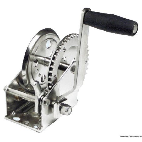 Treuil AISI 304 max 545 kg Osculati - Treuils inox - discount-nauti...