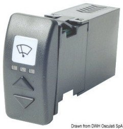 Interrupteur pour 2 essuie-glaces 15 A Osculati - Interrupteurs int...