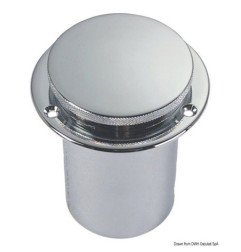 Bouchon de nable carburant laiton chromé - - Bouchons de nable pour...