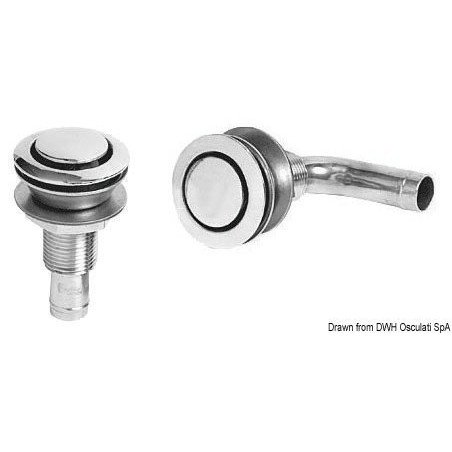 Event carburant droit AISI 316 poli miroir 49 mm Osculati - Events ...