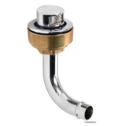 Event laiton chromé coudé 90° droit 20 mm - - Event carburant en la...