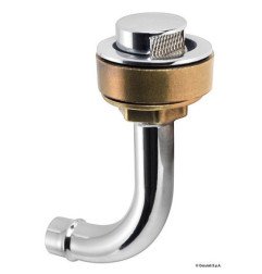 Event laiton chromé coudé 90° gauche 16 mm - - Event carburant en l...