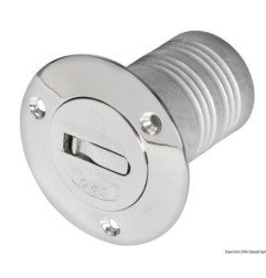 Bouchon laiton chromé DIESEL 50 mm - - Bouchon Utility à ras en lai...