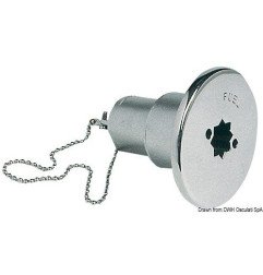 Bouchon FUEL AISI 316 moulé poli miroir 50 mm Osculati - Bouchons c...