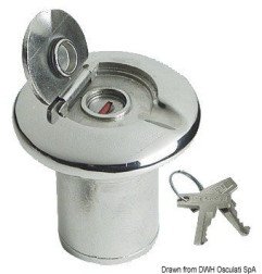 Bouchon inox WASTE 38 Osculati - Bouchons de nable, en inox AISI 31...
