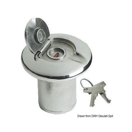 Bouchon de nable Fuel AISI 316 RINA 38 mm Osculati - Bouchons de na...