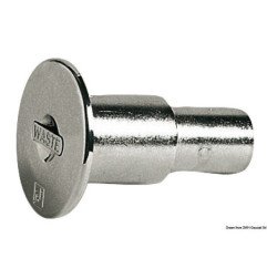 Bouchon droit laiton chromé WASTE 38 mm - - Bouchon de nable en lai...