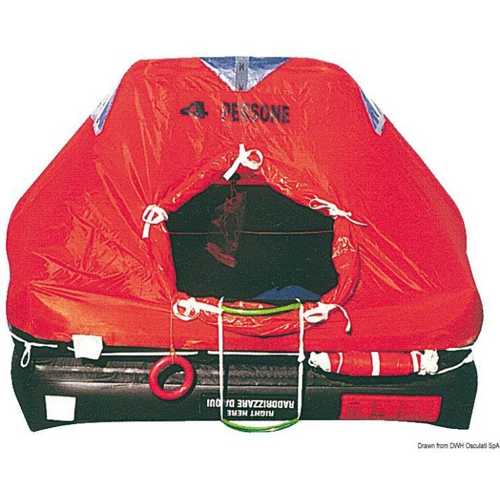 Radeau professionnel Med-Sea valise ABS 8 places