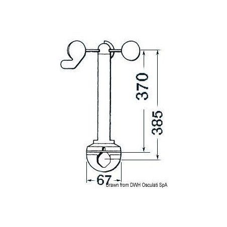 Raymarine Wind Z195 transducer Raymarine - Transducers and sensors ...