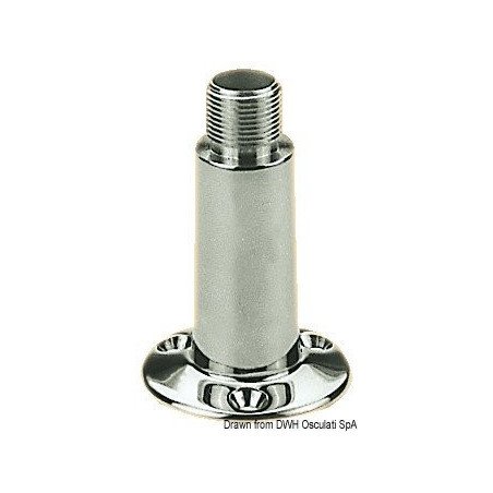 Support base for GPS/VHF antennas AISI 316 Osculati - Support bases...