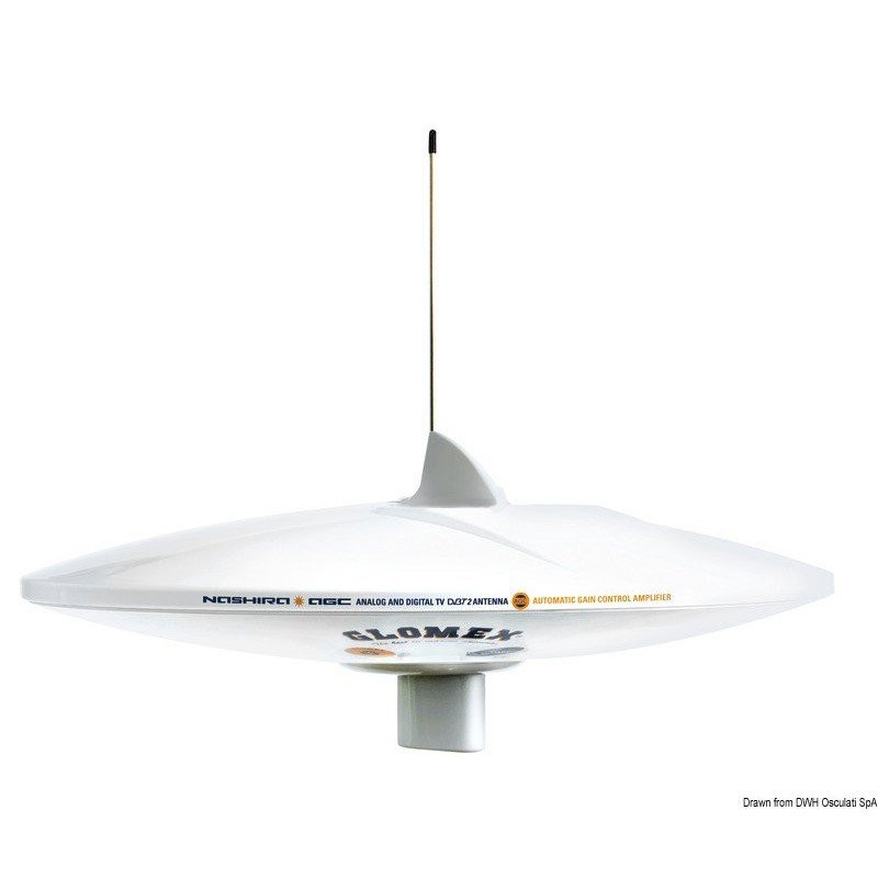 GLOMEX Nashira AGC/DAB AM-FM TV antenna Glomex - GLOMEX Nashira AG...