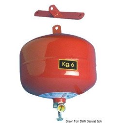 Extincteur à pluie de poudre ogive 6 kg Anaf Antincendi - Extincteu...